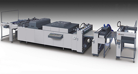 天岑KP-1000/1200/1400C UV全自動全面上光機_上光機_印后設備_產品_必勝印刷網